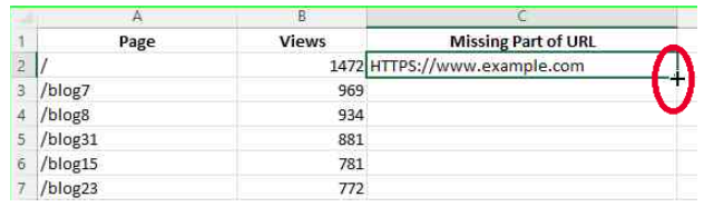 excel for seo tool